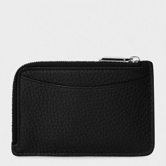 Tiffany & Co. Black Leather Card Holder - Picture 6 of 9